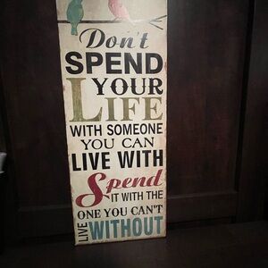 Inspirational Wall Art with Colorful Text